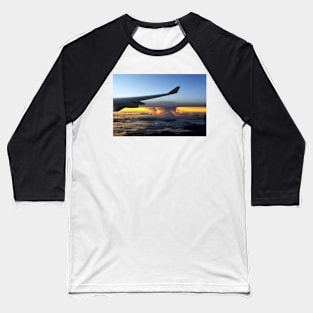 Clouds Enlightened by the Sun Near the Brazilian Coast Baseball T-Shirt